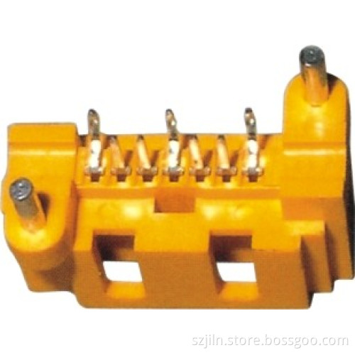 sata 7p round iron post with dip b type connector